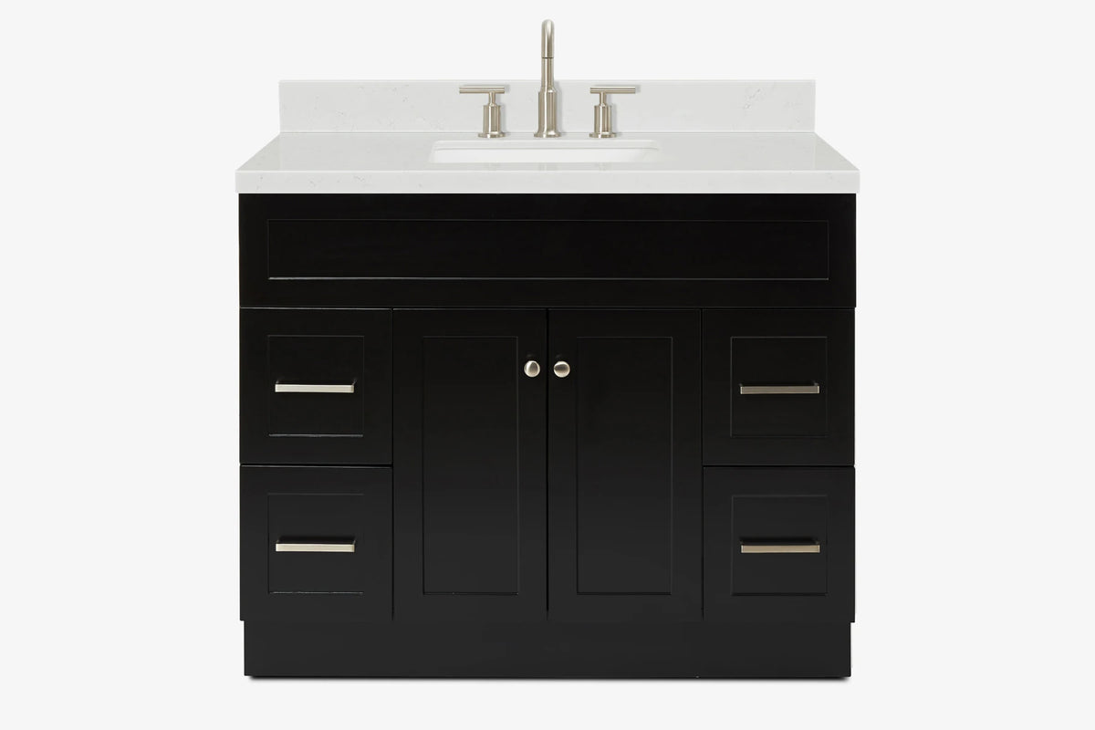 Ariel hamlet (43") single rectangle sink vanity with (0.75"& 1.5") countertop.