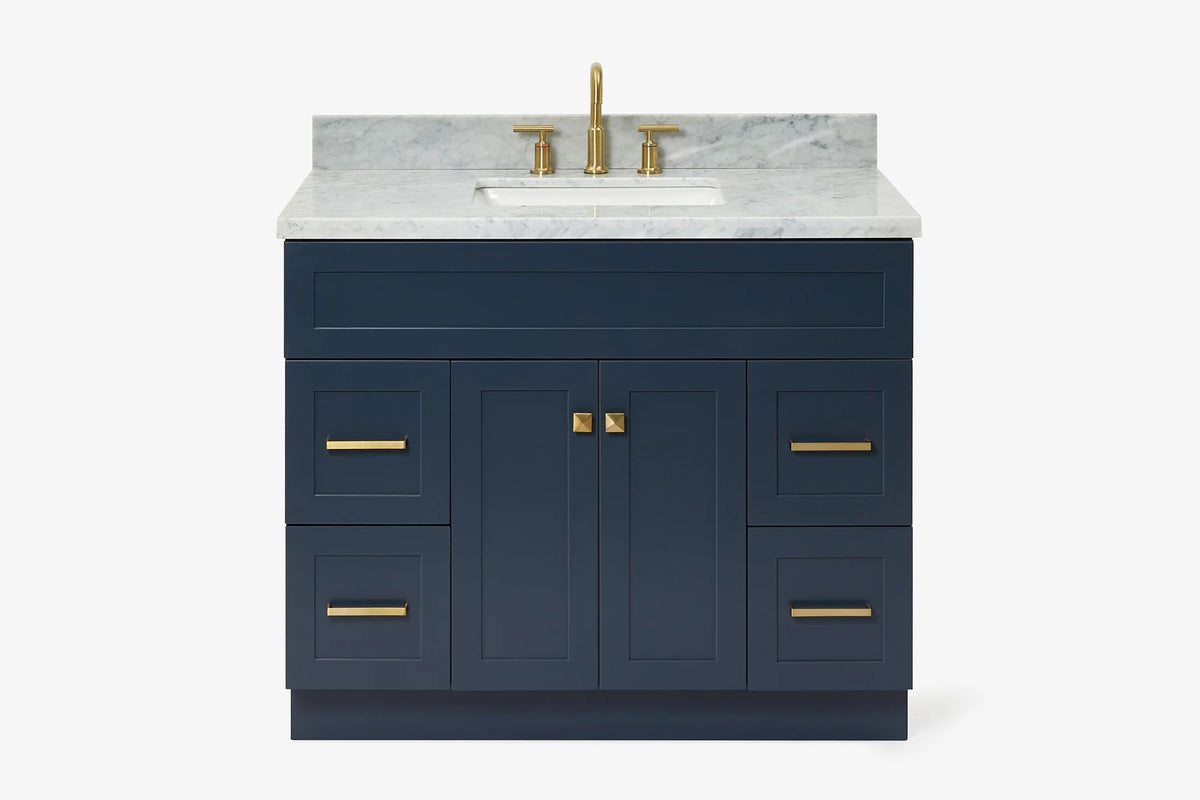 Ariel hamlet (43") single rectangle sink vanity with (0.75"& 1.5") countertop.