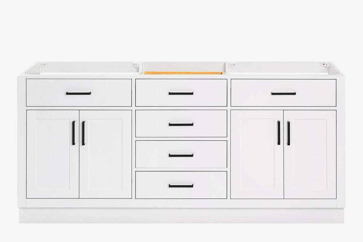 Ariel hepburn 71-72 in. double sink base cabinet
