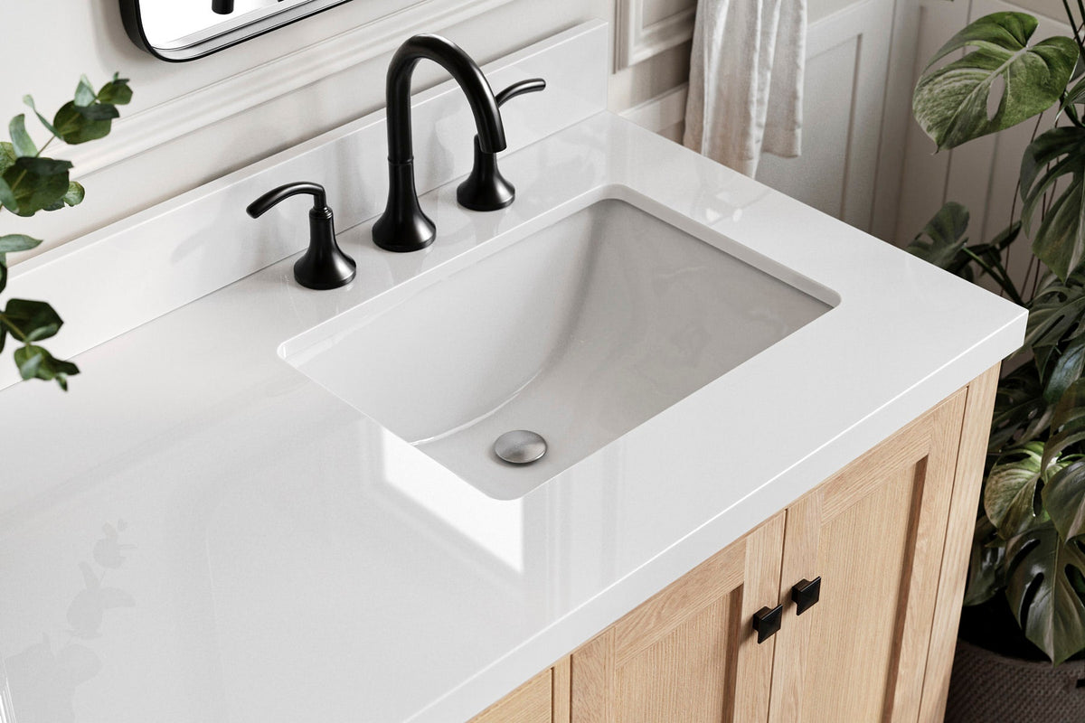 Ariel cambridge( 60 in , 61 in ) double rectangle sink vanity with Marble (0.75 in, 1.5 in, 2 in) countertop