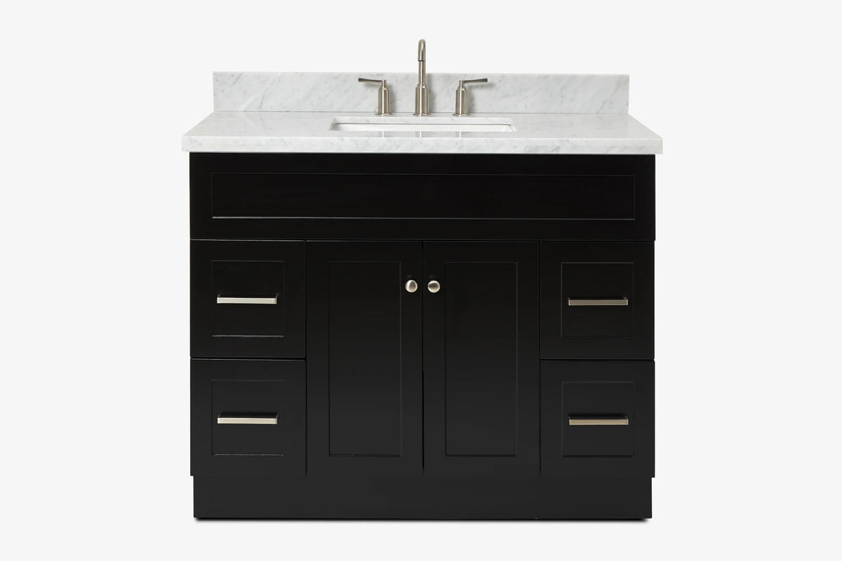 Ariel hamlet (43") single rectangle sink vanity with (0.75"& 1.5") countertop.
