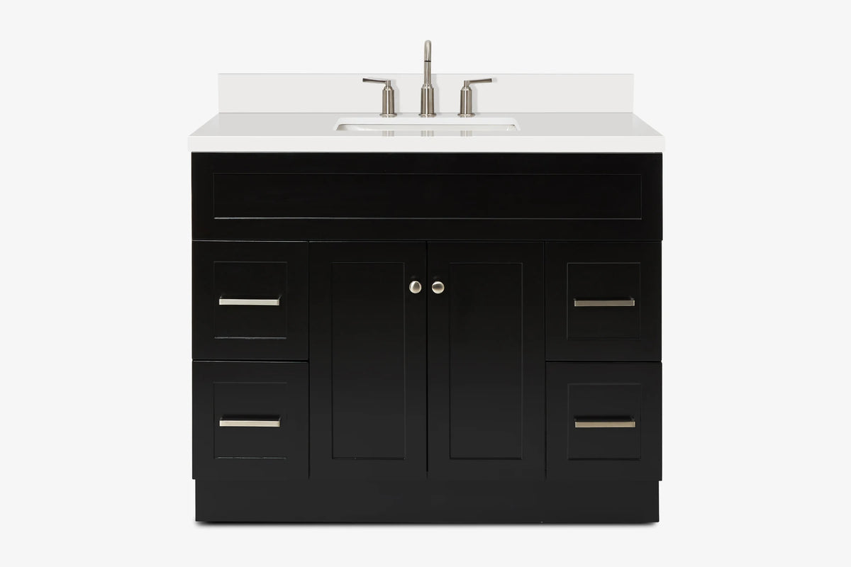 Ariel hamlet (43") single rectangle sink vanity with (0.75"& 1.5") countertop.