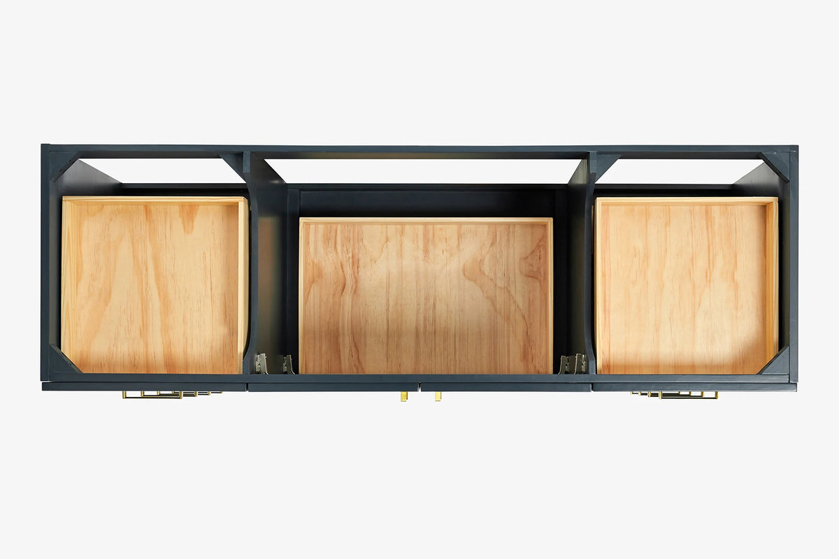 Ariel taylor (66"& 67") single rectangle sink vanity with marble countertop (0.75"&1.5") edge.