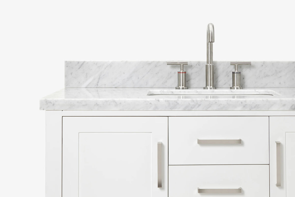 Ariel bayhill 42-43 in. rectangle sink vanity with (0.75 ,1.5) countertop