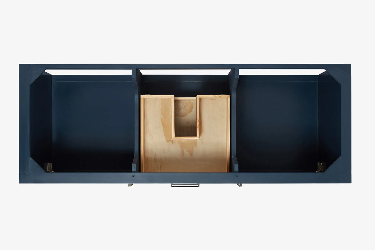 Ariel bayhill 60-61 in. oval sink vanity with (0.75,1.5) countertop