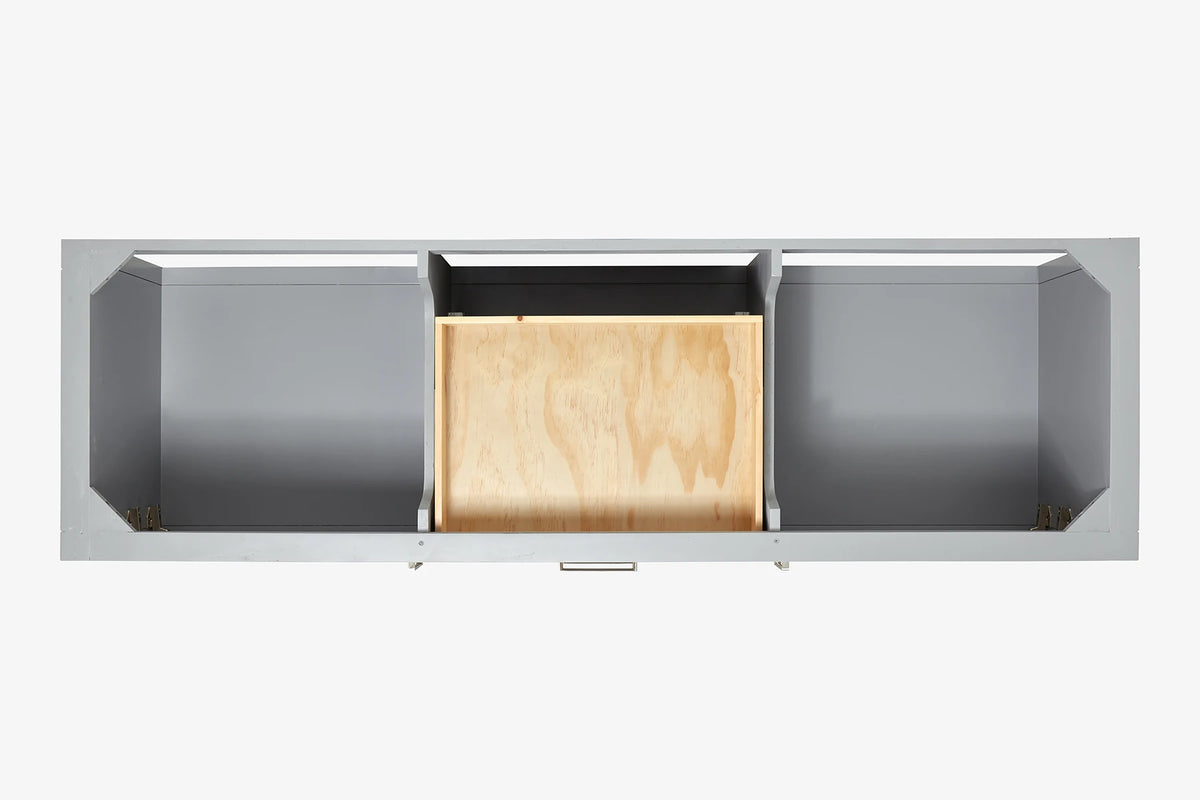 Ariel bayhill 72-73 in. double rectangle sink vanity with (0.75,1.5) countertop