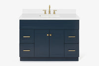 Ariel hamlet (48" &49") rectangle sink bathroom vanity countertop (1.5"& 0.75")edge