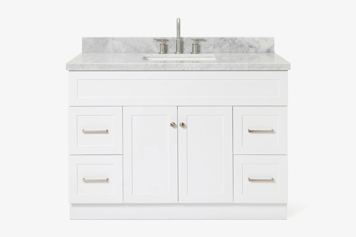 Ariel hamlet (48" &49") rectangle sink bathroom vanity countertop (1.5"& 0.75")edge