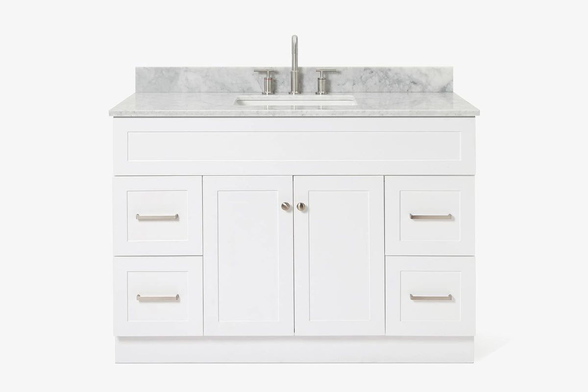 Ariel hamlet (48" &49") rectangle sink bathroom vanity countertop (1.5"& 0.75")edge