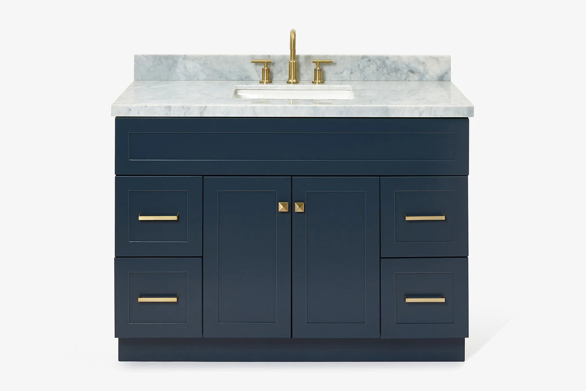 Ariel hamlet (48" &49") rectangle sink bathroom vanity countertop (1.5"& 0.75")edge