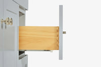 Ariel hamlet (54"& 55") single rectangle sink vanity with (0.75"& 1.5") countertop.