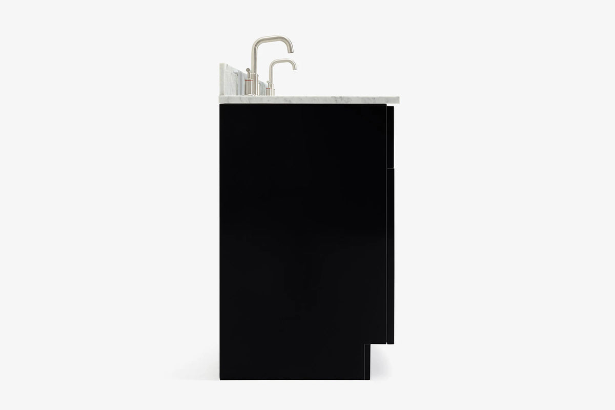 Ariel hamlet (60"& 61") double rectangle sink vanity with (0.75"& 1.5") countertop.