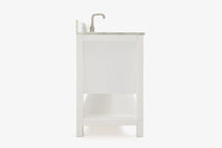 Ariel bayhill 60-61 in. rectangle sink vanity with (0.75,1.5) countertop