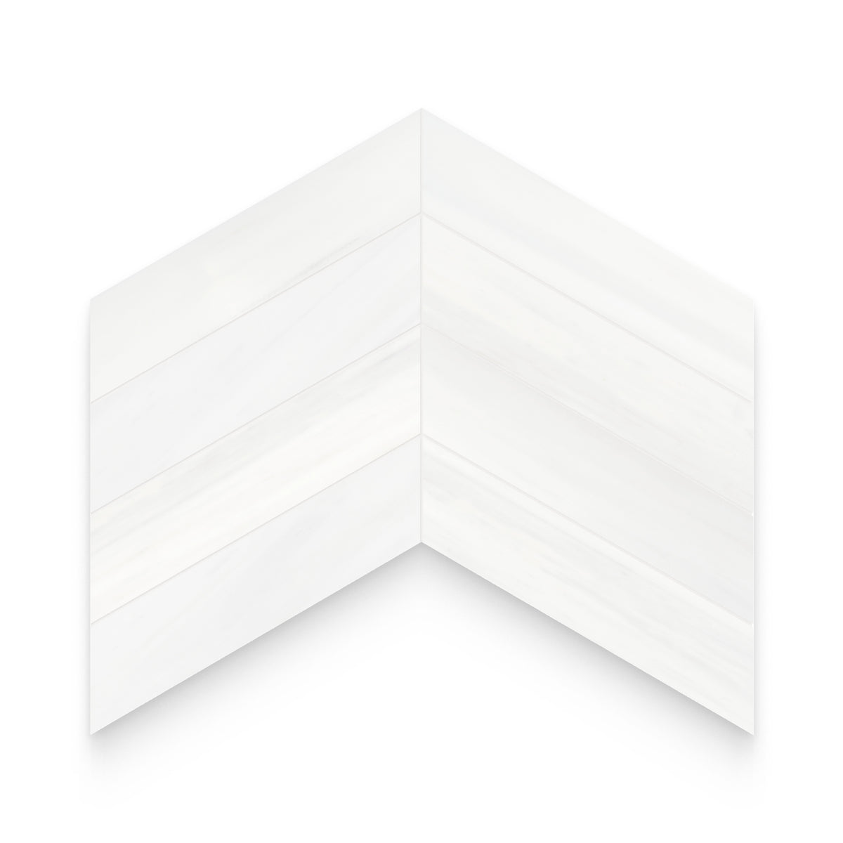 Dolomite 2x8.5 Honed Chevron Mosaic