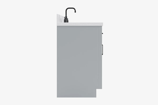 Ariel hepburn 42-43 in. rectangle sink bathroom vanity with countertop 0.75-1.5 edge