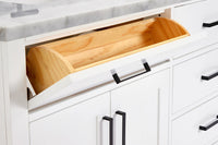 Ariel hepburn  71-73 in. double rectangle sink vanity with 0.75-1.5 in countertop
