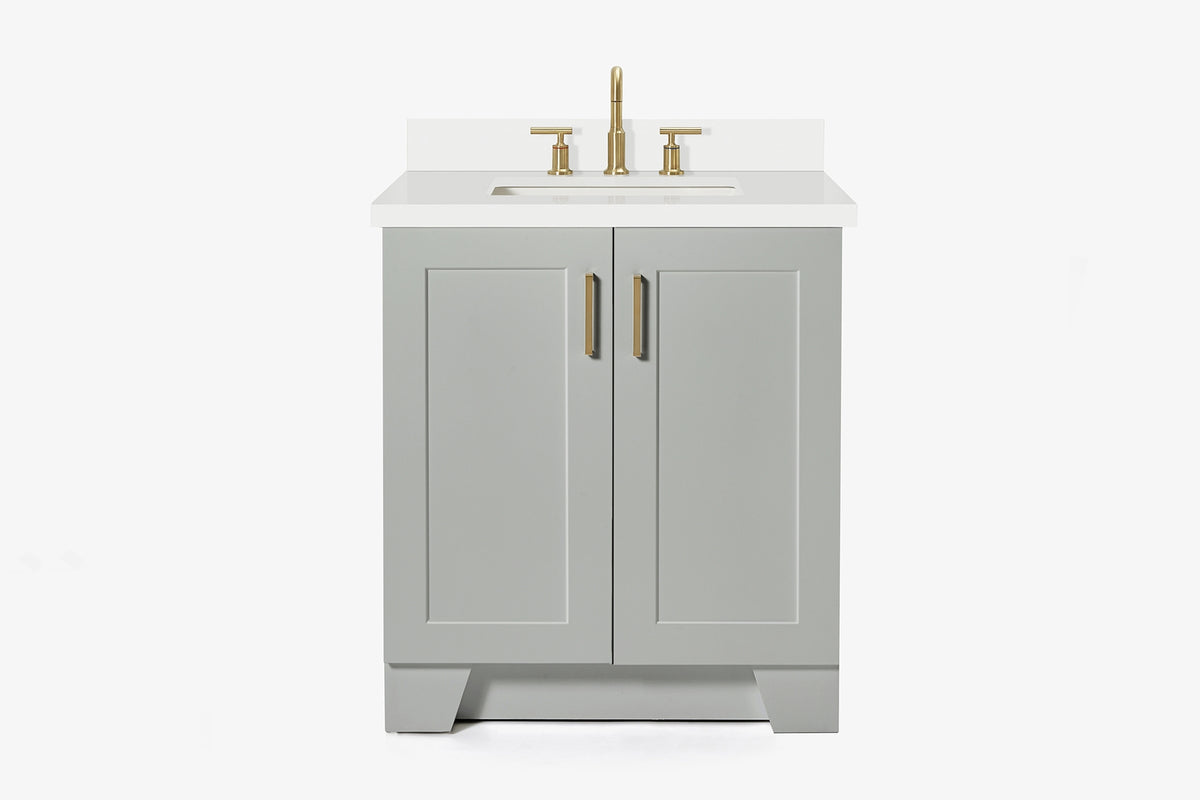 Ariel taylor (30"& 31") rectangle sink vanity with  marble countertop.