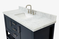 Ariel bayhill 54-55 in. rectangle sink vanity with (0.75,1.5)  countertop