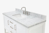 Ariel bayhill 54-55 in. rectangle sink vanity with (0.75,1.5)  countertop