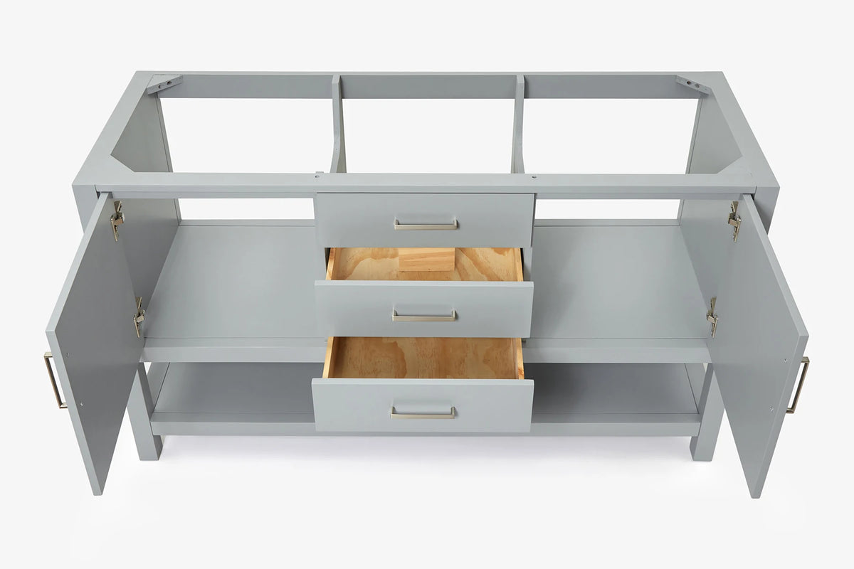 Ariel bayhill 60 in. single sink base cabinet