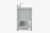 Ariel bayhill 60-61 in. rectangle sink vanity with (0.75,1.5) countertop