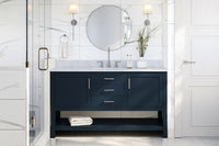 Ariel bayhill 60-61 in. rectangle sink vanity with (0.75,1.5) countertop